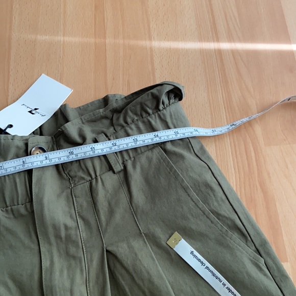 7 for all mankind High Waist Olive Color pants - Picture 9 of 11